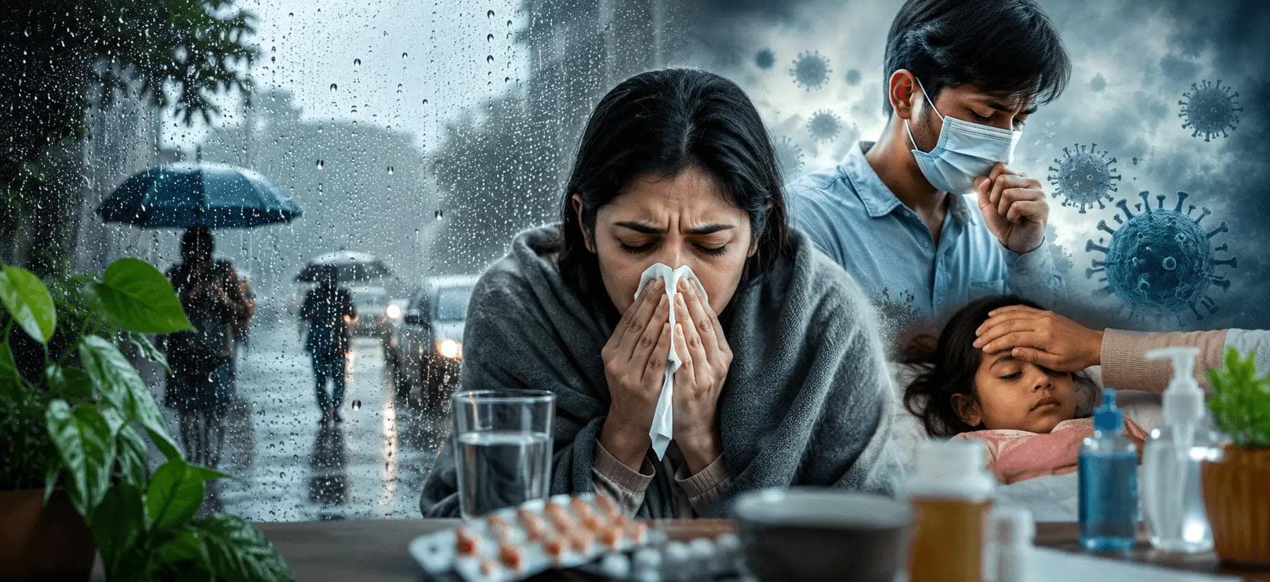 Monsoon Diseases: Symptoms, Causes, and Prevention Tips